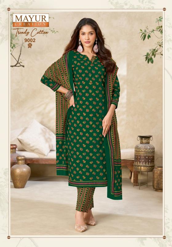 Mayur trendy cotton vol 9 best wholesale dress material market in mumbai